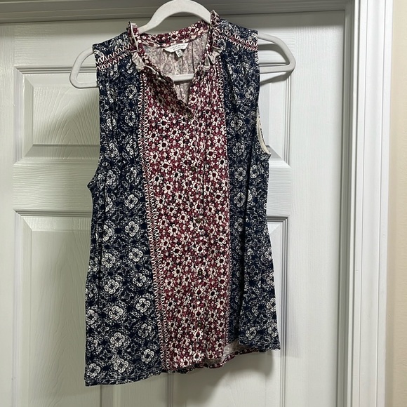 Lucky Brand Button Down Tank - Picture 1 of 2
